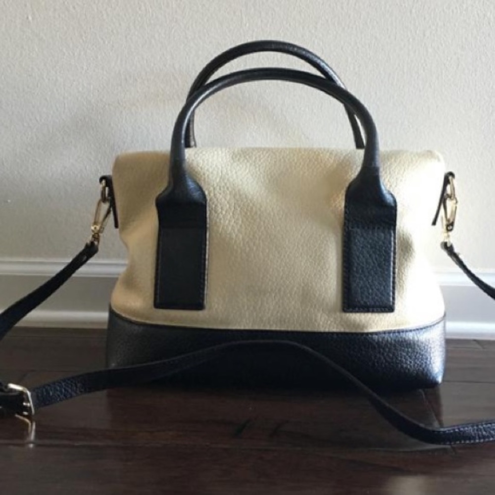 New York Pebbled Satchel/Crossbody Bag - Picture 2 of 11